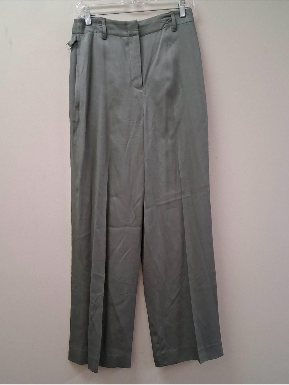 Club Monaco Olive-Green Tailored Trousers